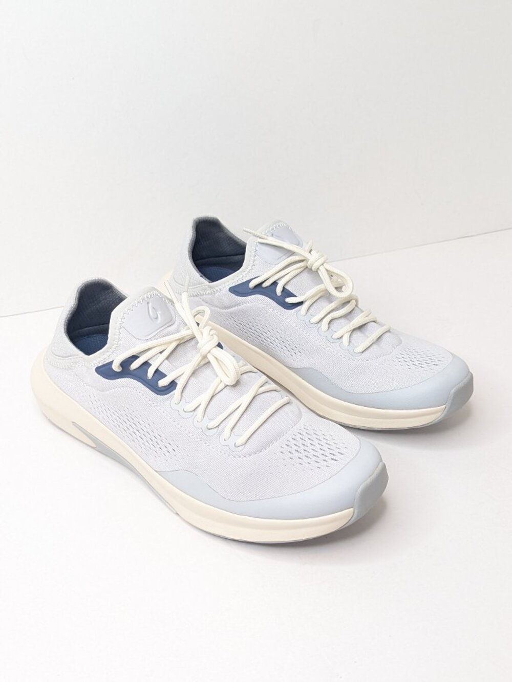 Olukai Kaholo Jogger Sporty Sneakers Light Blue/Grey Mens 9